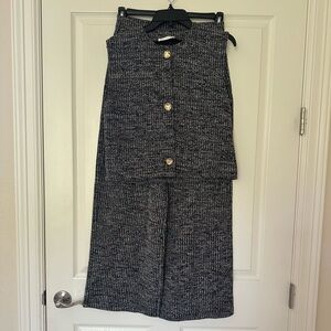 Zara Vest & Pant Knit Set Size S